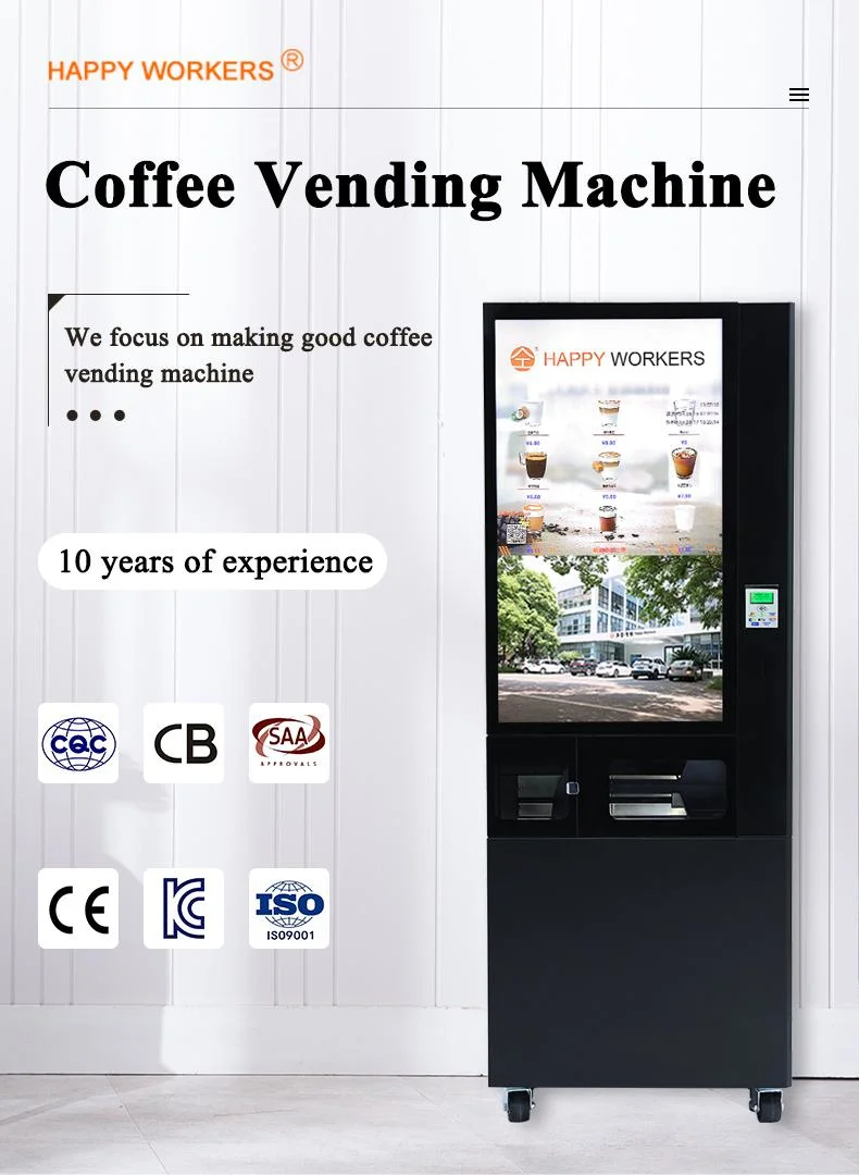 Automatic Coffee Vending Machine Commercial Cup Lid Dispenser