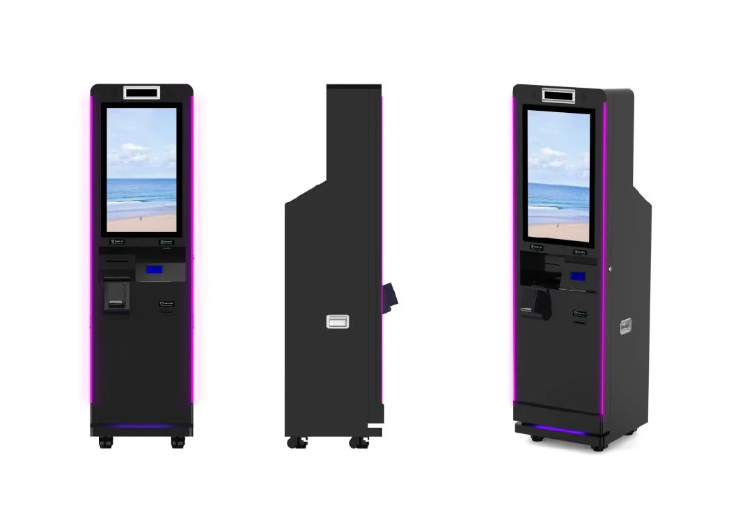 Telecom SIM Card Dispensing Kiosk with Bank Card Reader Function Support Cash in and Cash out