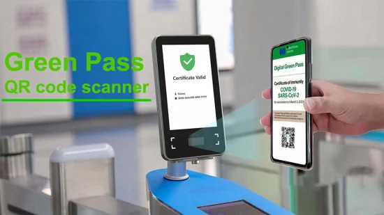 Green Pass Ra08t Распознавание лиц, учет рабочего времени, контроль доступа, Green Pass, код ЕС, проверка сертификата, сканер QR-карт